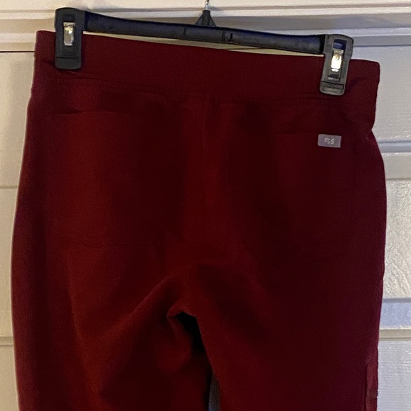Figs Burgundy Jogger Pants - Picture 5 of 7